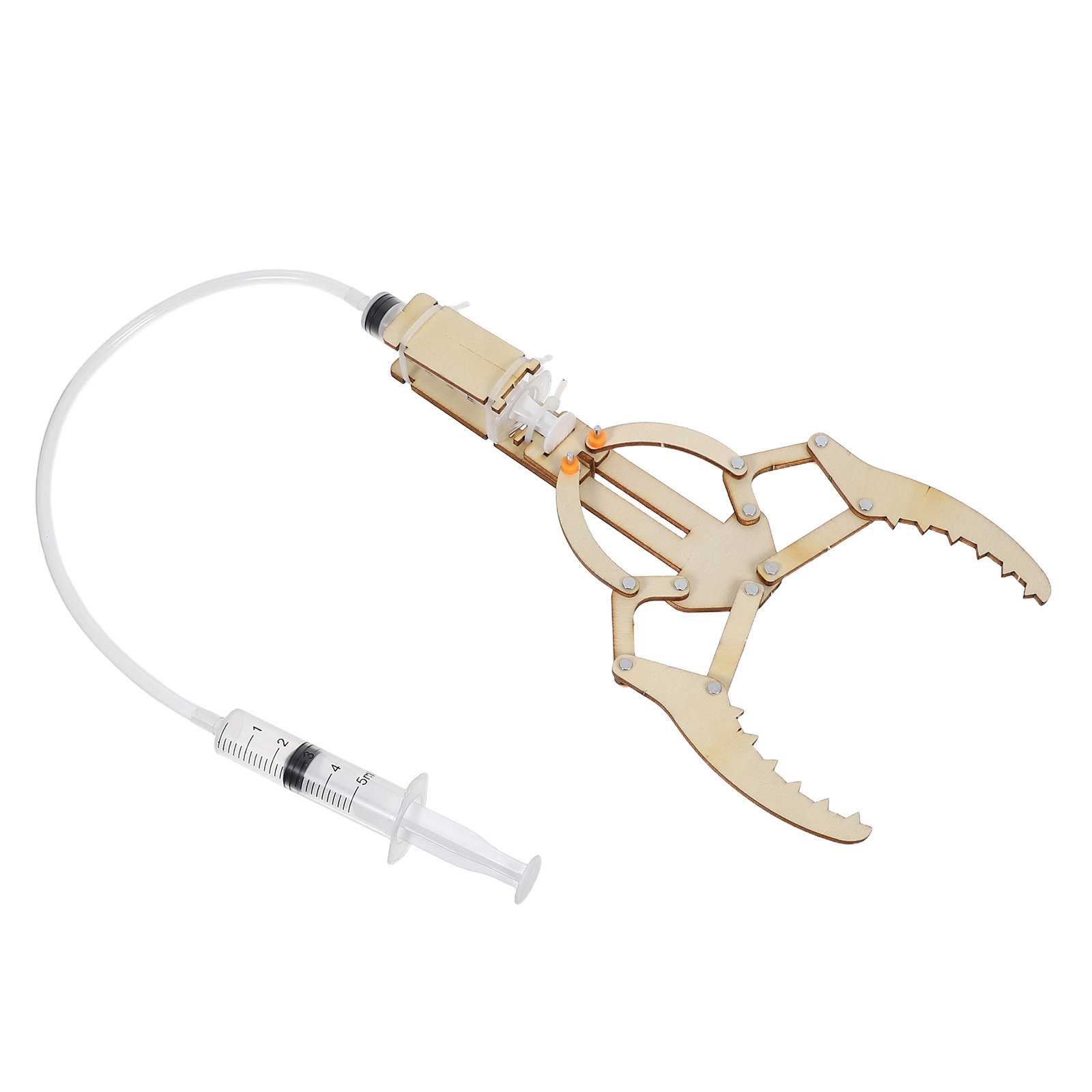 Stem Robotics Kit - DIY Hydraulischer Roboterarm STEM-Baukasten Holzmontage für