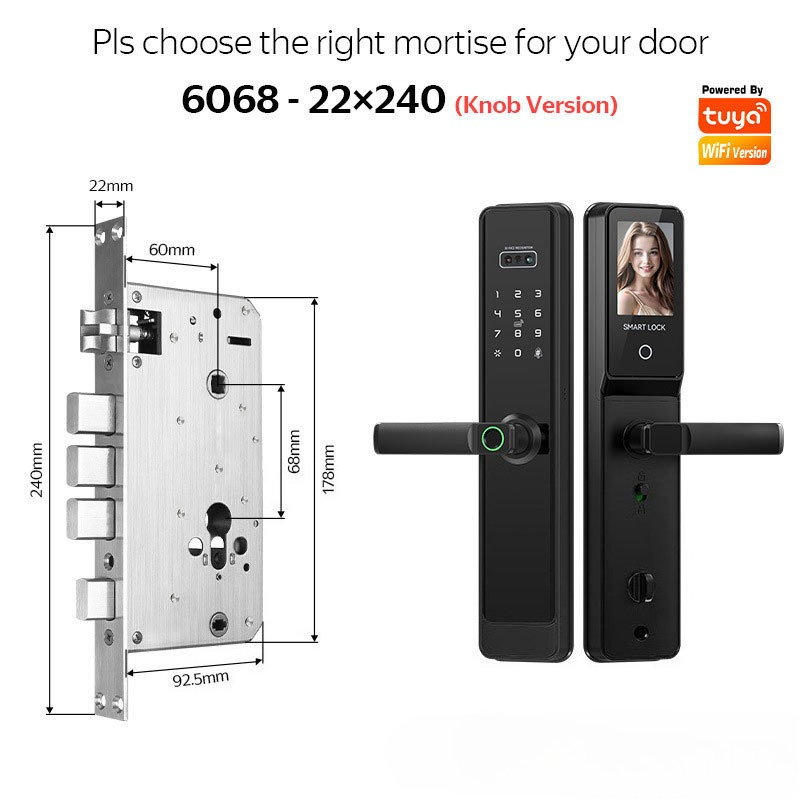 EGFirtor Halbautomatisches Tuy – Smart Door Lock Wifi Bewertung und Preis
